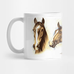 Horses drawing Mug